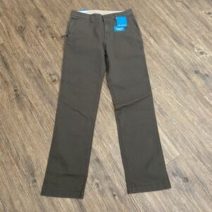 Mens Columbia Dark Olive Green Stretch Extensible Flex Pants Size‎ 30x34